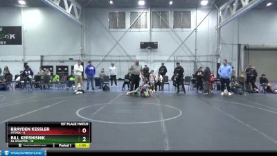 64 lbs Placement (4 Team) - Bill Kershisnik, 84 Athletes vs Brayden Kessler, Attack