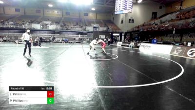 141 lbs Round Of 16 - Lucas Peters, Indiana vs Pat Phillips, UNA-F&M