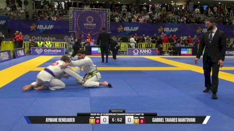 Gabriel Tavares Mantovani vs Aymane Bendjaber 2026 European Jiu-Jitsu IBJJF Championship