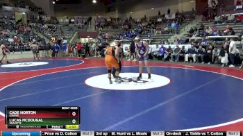 4A 190 lbs Quarterfinal - Cade Norton, Lonoke vs Lucas Mcdougal, Gravette