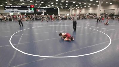 63 lbs Cons. Semis - Koby Waterkotte, Collum Trained School Of Wrestling vs Charlie Kozol, The Best Wrestler