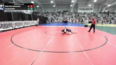 120 lbs Consi Of 64 #2 - John Hollingshead, NY vs Caleb Barry, AL
