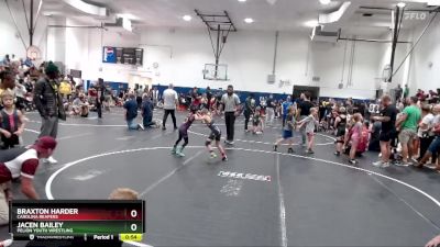 60 lbs Round 2 - Braxton Harder, Carolina Reapers vs Jacen Bailey, Pelion Youth Wrestling