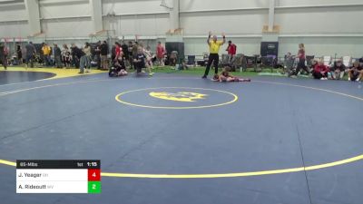 65-M lbs Consi Of 16 #1 - Jacob Yeager, OH vs Arian Rideoutt, WV