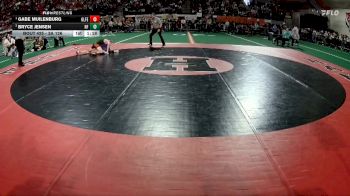 3A 126 lbs 1st Place Match - Gabe Muilenburg, Glenns Ferry vs Bryce Jensen, North Fremont