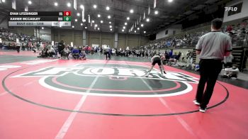 120B Semifinal - Evan Litzsinger, Hillsboro vs Xavier Mccauley, Rogers