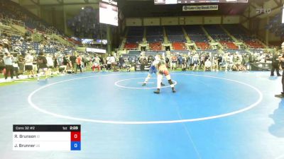 138 lbs Cons 32 #2 - Riley Brunson, Idaho vs Jacob Brunner, US Territory