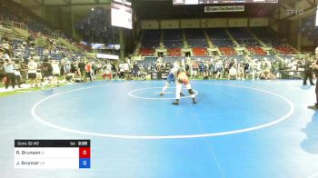138 lbs Cons 32 #2 - Riley Brunson, Idaho vs Jacob Brunner, US Territory