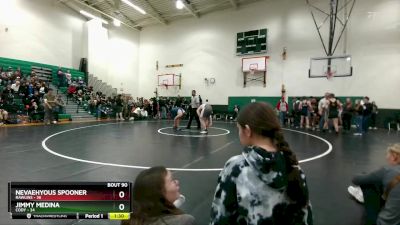 285 lbs Round 2 - Jimmy Medina, Cody vs Nevaehyous Spooner, Rawlins