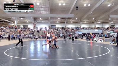 A 175 lbs Champ. Round 1 - Saif Al-Ipyden, Sycamore High School vs Kingston Rios, Liberty Creek High School