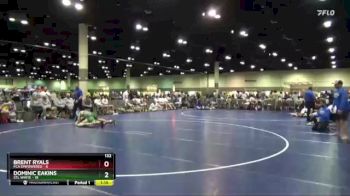 132 lbs Cross Bracket (8 Team) - Dominic Eakins, STL White vs Brent Ryals, FCA Empowered