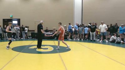 96 lbs Cons. Sub-quarters - Bronsyn Baxter vs Jackson Patton, Arsenal Wrestling Club