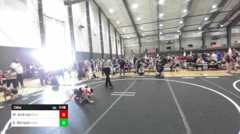 72 lbs Rr Rnd 2 - McKenzie Andrion, Beaver Dam Wrestling Club vs Addilynn Barajas, Scrap Yard Garage