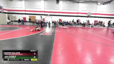 45-50 lbs Round 5 - Jace Dunkle, Excelsior Springs vs Easton Williams, Hurricane Wrestling Academy