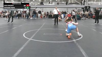 110 lbs Finals (2 Team) - Luca Galietti, Grit Mat Club vs Giovanni Pepin, Team Germantown