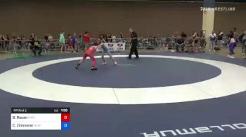 70 lbs Rr Rnd 2 - Brooklyn Rauen, Force Elite Wrestling Club vs Charlotte Zimmerer, Black Fox Wrestling Academy