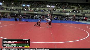 90 lbs Semifinal - Rhilynn Tolzman, Summit Wrestling Academy vs Davis Westendorf, Immortal Athletics WC