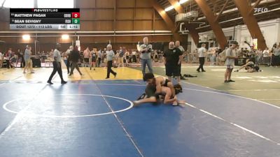 113 lbs Consi Of 8 #2 - Matthew Pagan, Cordoba Trained vs Sean Sevigny, Fisheye