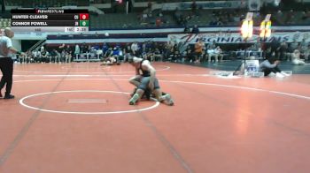 165 lbs Quarters & Wb (16 Team) - Connor Powell, Johns Hopkins vs Hunter Cleaver, Centenary University