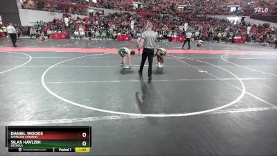 105 lbs Cons. Round 4 - Daniel Woods, Stateline Stingers vs Silas Havlish, Osceola