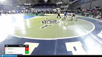 126 lbs Round 5 - Jonah Gregor, NWWC vs Andrew Agidius, Big Cat Wrestling Club