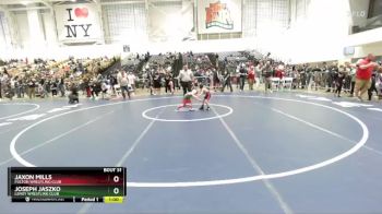 41 lbs Champ. Round 1 - Jaxon Mills, Fulton Wrestling Club vs Joseph Jaszko, LeRoy Wrestling Club