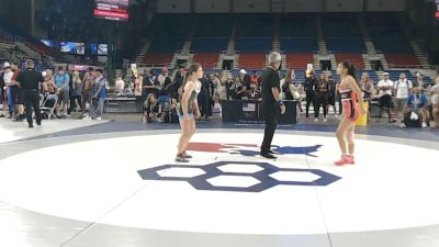 95 lbs Cons. Semis - Mia Pardo, North Carolina vs Lanaia Selig, Washington