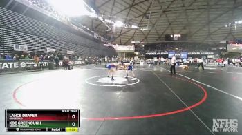 2A 120 lbs Champ. Round 1 - Lance Draper, Ridgefield vs Koe Greenough, Sedro-Woolley