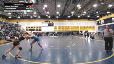 142 lbs Consy 4 - Lauren Bachman, Fox Chapel vs Katie Koehler, Burrell