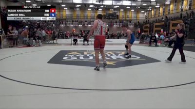 190 lbs Cons. Round 3 - Tegen Anderson, Moen Wrestling Academy vs Landon Bell, Big Game Wrestling Club