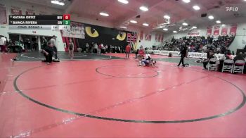 105 lbs Cons. Round 4 - Bianca Rivera, Canyon View vs Katara Ortiz, Monte Vista