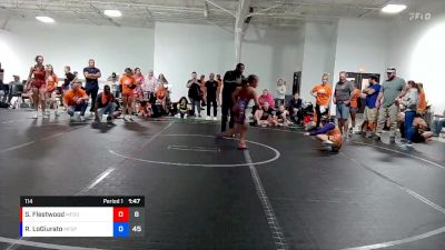 114 lbs Semis & 1st Wrestleback (8 Team) - Shayla Fleetwood, Misfits Devilish Divas vs Roma LoGiurato, Misfits Smashing Pumpkins