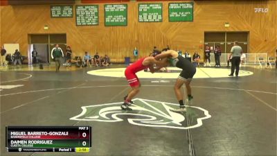 133 lbs Quarterfinal - Daimen Rodriguez, Cuesta College vs Miguel Barreto-Gonzalez, Bakersfield College