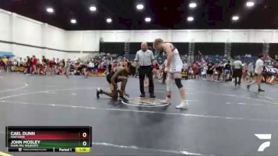 180 lbs Quarterfinal - Cael Dunn, Dogtown vs John Mosley, Dunn PAL Wildcats