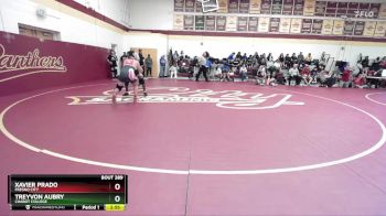 184 lbs Semifinal - Xavier Prado, Fresno City vs Treyvon Aubry, Chabot College