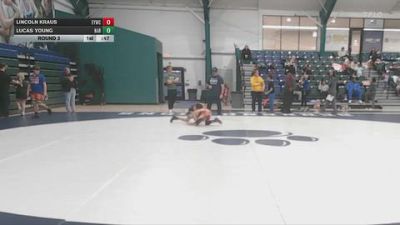 76/84 Round 3 - Lucas Young, Harborcreek vs Lincoln Kraus, Edinboro Youth Wrestling Club