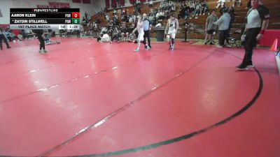 126 lbs 1st Place Match - Zaydin Stillwell, Poway vs Aaron Klein, Poway