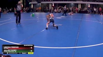 55 lbs Quarterfinal - Kallen Causey, MATPAC Wrestling - ND vs Lincoln Freeman, DC Elite