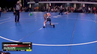 55 lbs Quarterfinal - Kallen Causey, MATPAC Wrestling - ND vs Lincoln Freeman, DC Elite