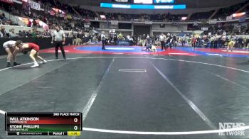 7A 113 lbs 3rd Place Match - Stone Phillips, Vestavia Hills vs Will Atkinson, Thompson HS