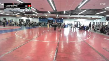 57 lbs Round 4 - Lainey Shaffer, Clearwater Valley Wrestling Club vs Elizabeth Graeber, Idaho Gold Wrestling Club