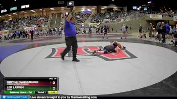 170 lbs Semifinal - Leif Larwin, COWA vs Odin Schwabenbauer, Ascend Wrestling Club