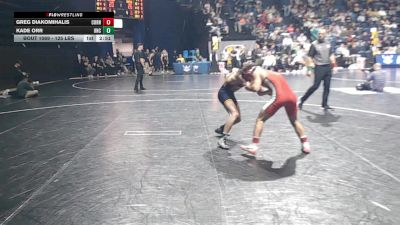 125 lbs Round Of 32 - Greg Diakomihalis, Cornell vs Kade Orr, Northern Colorado