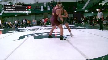 285 lbs Cons. Round 5 - Bryan Caves, Central Michigan vs Max Vanadia, Michigan State