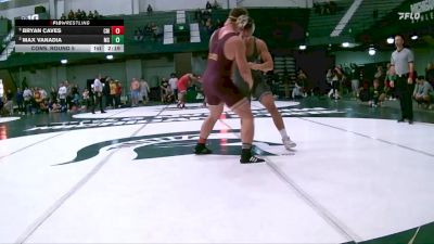 285 lbs Cons. Round 5 - Bryan Caves, Central Michigan vs Max Vanadia, Michigan State