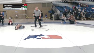 49 lbs Cons. Semis - Clark Ballay, Pride Wrestling Club vs Liam Ross, Alber Athletics Wrestling Club