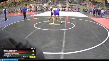 197 lbs Round 1 (4 Team) - Preston Duke, Crook County vs Andrew Snyder, Cascade
