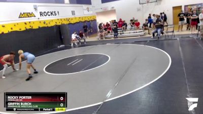 132 lbs Cons. Round 3 - Griffin Burch, Grindhouse Wrestling Club vs Rocky Porter, Mogollon WC