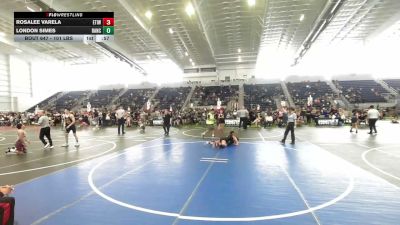 101 lbs Quarterfinal - Rosalee Varela, Etiwanda vs London Simes, Rancho Bernardo WC