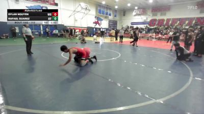 113 lbs Round 2 - Dylan Nguyen, Westminster High School vs Rafael Suarez, Westminster High School
